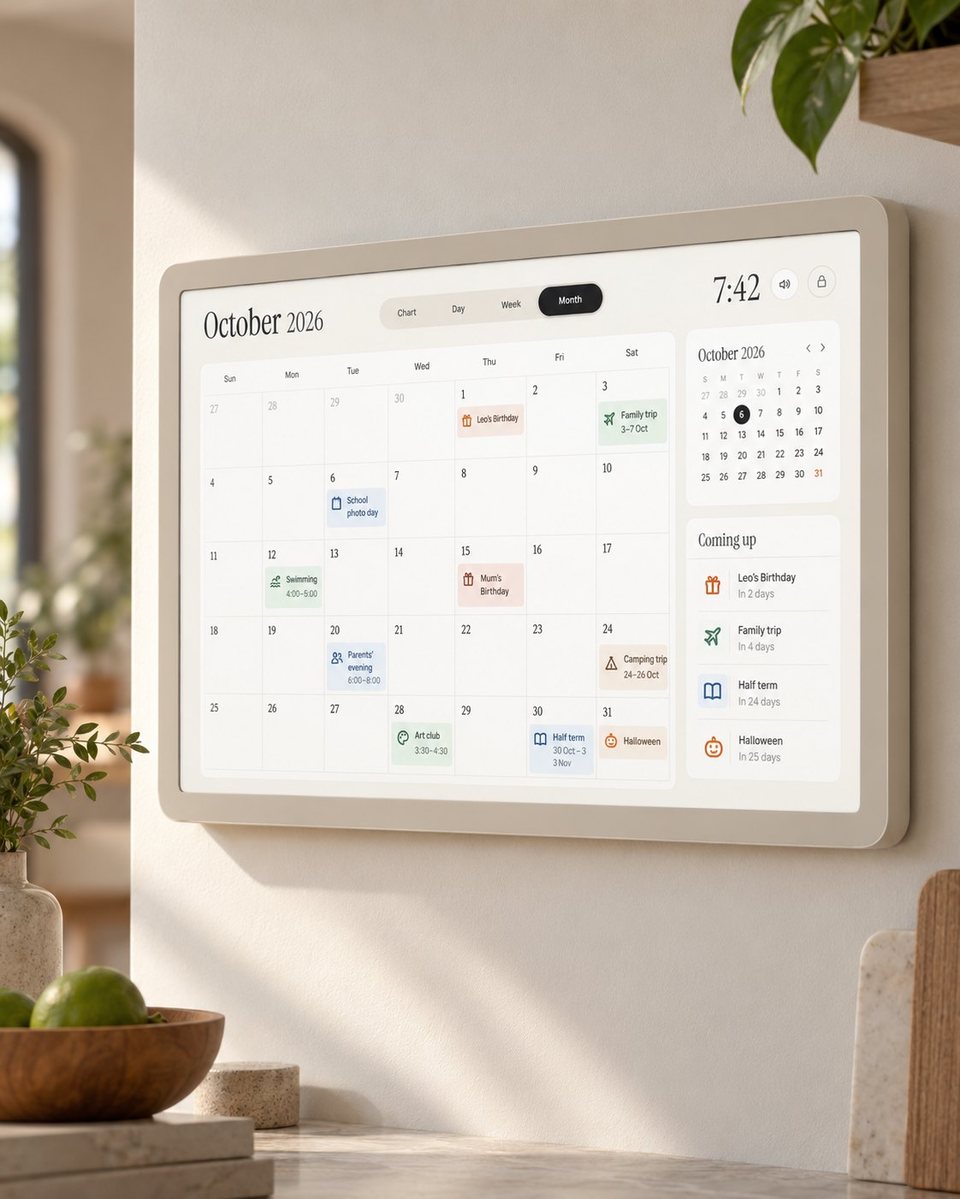 TIMI month view for October